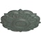 Ekena Millwork Deria Ceiling Medallion (Fits Canopies up to 6"), 20 1/4"OD x 1 1/2"P, Cloud Burst Crackle CM20DRCBC - alternate 4